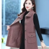 Áo Vest Dày Lông Cừu Len Plus Nút Cho Trung Niên, Không Tay, Ôm Hơn - 457.166 VND 8