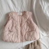 Áo vest đệm Cotton bé gái mùa đông, thiết kế ghi lê thời trang, giá ưu đãi 317.524₫ 5