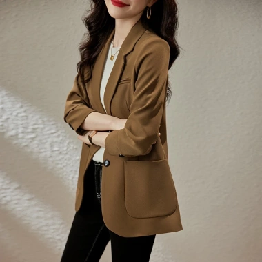 Áo vest đen nữ mùa thu 2.023 - Thanh lịch cho công việc và giải trí, giảm 20%