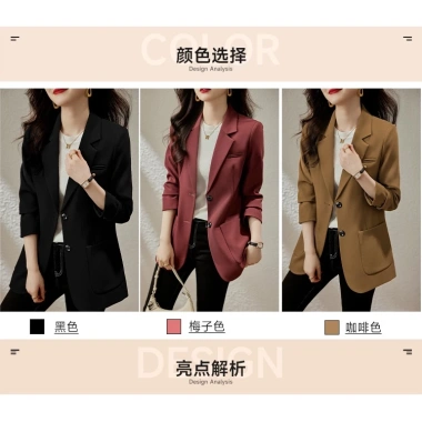 Áo vest đen nữ mùa thu 2.023 - Thanh lịch cho công việc và giải trí, giảm 20%