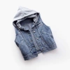 Áo vest Denim ngắn nữ thiết kế mũ tháo rời, ghi lê mới, thời trang – chỉ 290k 4