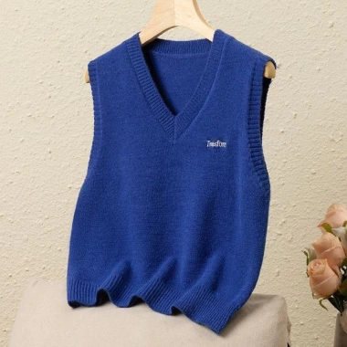 Áo vest dệt kim cao cấp nữ - Phong cách học đường xuân thu 2.025, giá ưu đãi 183k