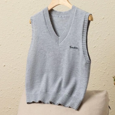 Áo vest dệt kim cao cấp nữ - Phong cách học đường xuân thu 2.025, giá ưu đãi 183k 3