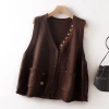 Áo Vest Dệt Kim Nữ Retro – Áo Len Bên Ngoài Văn Học Rời, Giá 199.569₫ 3