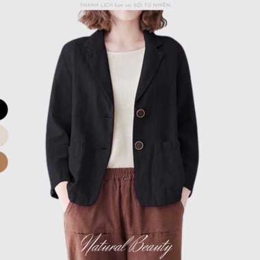 Áo vest đũi xước choàng nhẹ bốn mùa, giá chỉ 291.200đ, dễ phối mọi phong cách