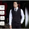 Áo Vest Gile 6 Cúc SHOPMENSTORE - Cổ Ve Rộng Sang Trọng, Vải Chéo 79 Dày Dặn, Giá ưu đãi 579.000đ