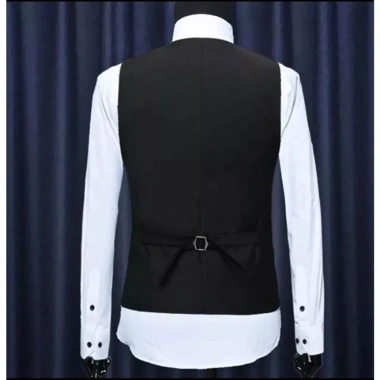 Áo Vest Gile 6 Cúc SHOPMENSTORE - Cổ Ve Rộng Sang Trọng, Vải Chéo 79 Dày Dặn, Giá ưu đãi 579.000đ 9