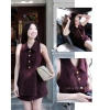 Áo vest gile cúc đồng cổ bẻ thanh lịch, chân váy ngắn A và quần bảo hộ - Jasmine LALASTUDIO giá ưu đãi 558.000₫ 7