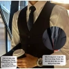 Áo Vest Gile Nam 2 Lớp Sang Trọng, Form Ôm, 5 Cúc, Đai Điều Chỉnh - Giá 439k 2