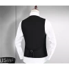 Áo Vest Gile Nam 2 Lớp Sang Trọng, Form Ôm, 5 Cúc, Đai Điều Chỉnh - Giá 439k 6