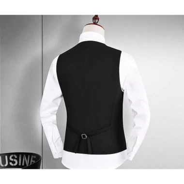 Áo Vest Gile Nam 2 Lớp Sang Trọng, Form Ôm, 5 Cúc, Đai Điều Chỉnh - Giá 439k 6