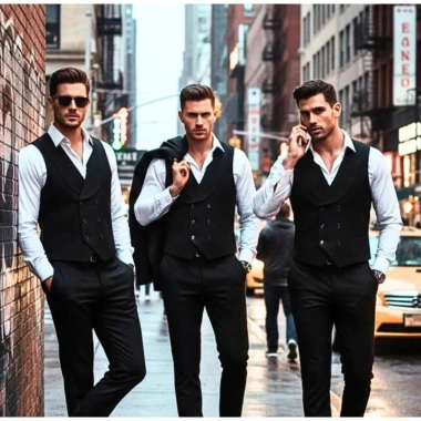 Áo Vest Gile Nam 6 Cúc LuxuryShopMen - Đai Điều Chỉnh Eo, Phong Cách Trẻ Trung Lịch Lãm, Giá 327.980₫ 7