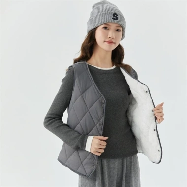 Áo vest gile nữ VAA539 siêu nhẹ, mềm mại, ấm áp, áo phao trần bông, giá 232.200₫ 10