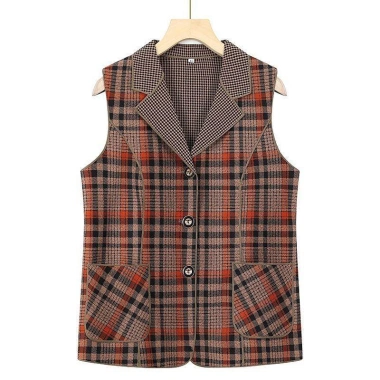 Áo Vest kẻ sọc mỏng cho phụ nữ trung niên - xuân thu, dáng thon, chỉ 151.200 VND 2