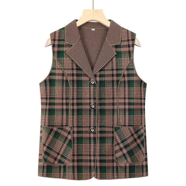 Áo Vest kẻ sọc mỏng cho phụ nữ trung niên - xuân thu, dáng thon, chỉ 151.200 VND 3