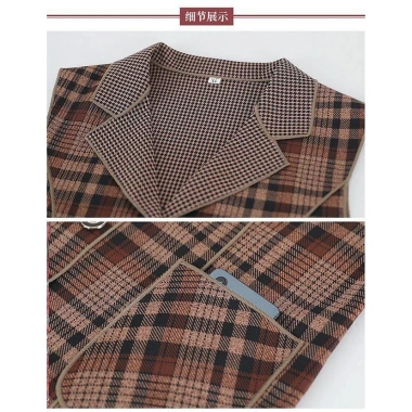 Áo Vest kẻ sọc mỏng cho phụ nữ trung niên - xuân thu, dáng thon, chỉ 151.200 VND 4