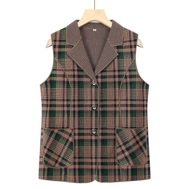 Áo Vest kẻ sọc mỏng cho phụ nữ trung niên - xuân thu, dáng thon, chỉ 151.200 VND 9