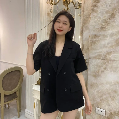 Áo Vest khoác ngoài Nữ Blaze tay ngắn, nhiều màu xinh xắn - Giá chỉ 235.000₫
