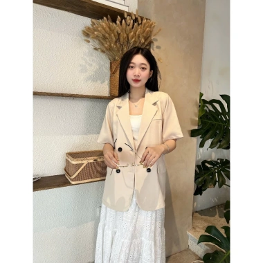 Áo Vest khoác ngoài Nữ Blaze tay ngắn, nhiều màu xinh xắn - Giá chỉ 235.000₫