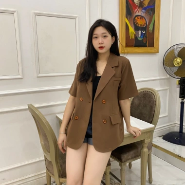 Áo Vest khoác ngoài Nữ Blaze tay ngắn, nhiều màu xinh xắn - Giá chỉ 235.000₫