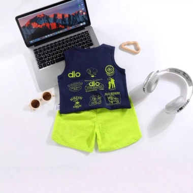 Áo vest không tay dáng rộng in hình hai mặt Hàn Quốc cho bé trai - 310.303₫