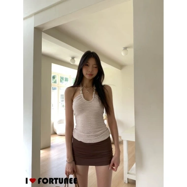 Áo vest không tay mùa hè kiểu Mỹ cho nữ, buộc tay handmade, cổ yếm sexy, ôm sát 8 Áo vest không tay mùa hè kiểu Mỹ cho nữ, buộc tay handmade, cổ yếm sexy, ôm sát 8