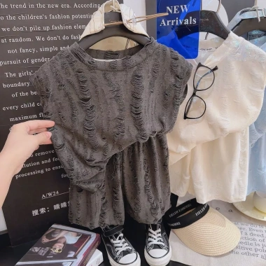 Áo Vest Không Tay Mùa Hè Trẻ Em - Mỏng, Thoáng Khí, Dáng Rộng, Bé Trai & Bé Gái - 328.007 VND