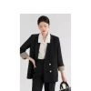 Áo vest lật kẻ nữ công sở cúc đồng tay lật Hàn Quốc trẻ trung năng động 299.000 VND 6