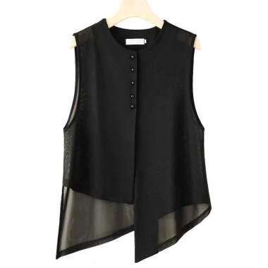 Áo Vest Lưới Mỏng Cổ Tròn Nữ - Phong Cách Tây, Mùa Hè 2.026, Giá 316.517 VND 5