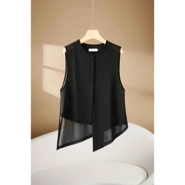 Áo Vest Lưới Mỏng Cổ Tròn Nữ - Phong Cách Tây, Mùa Hè 2.026, Giá 316.517 VND 8