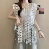 Áo Vest Mùa Hè 2.025 Thiết Kế Tua Rua Không Đều Cổ Tròn Không Tay Giá chỉ 338.227 VND 6