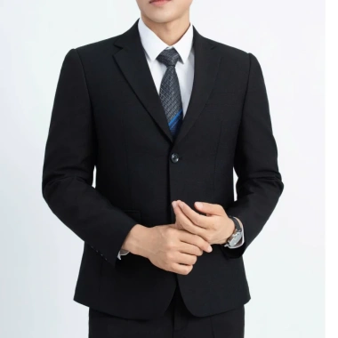 Áo vest nam 2 cúc form chuẩn Veratino, đệm vai đệm ngực, giá 631.800₫ 7