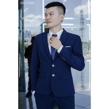 Áo vest nam 2 khuy chất vải tuyết mưa Tây – không nhăn, không xù, không bay màu, tặng Cavat & Pkien – Giá chỉ 499.000đ 7