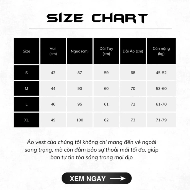 Áo Vest Nam 6 Cúc Cao Cấp Form Regular - Thanh Lịch, Trẻ Trung, Giá chỉ 739.000₫