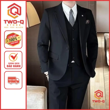 Áo Vest Nam & Blazer Nam chuẩn form dáng Hàn Quốc - Giá 167.437₫ TwoQ STORE