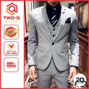 Áo Vest Nam & Blazer Nam chuẩn form dáng Hàn Quốc - Giá 167.437₫ TwoQ STORE