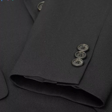 Áo vest nam cao cấp hai cúc ve nhọn phong cách Hàn Quốc, slimfit, xẻ hông, vải chéo 79 - Giá 605.200 VND 6