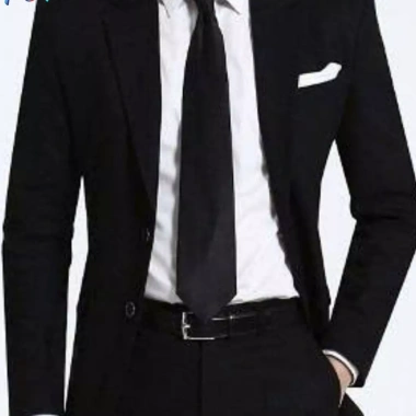 Áo vest nam cao cấp hai cúc ve nhọn phong cách Hàn Quốc, slimfit, xẻ hông, vải chéo 79 - Giá 605.200 VND 8