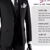 Áo vest nam cao cấp hai cúc ve nhọn phong cách Hàn Quốc, slimfit, xẻ hông, vải chéo 79 - Giá 605.200 VND 9