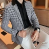 Áo vest nam caro H68 đệm 2 vai, vải dày, đứng phom sang chảnh - 350.000₫ 2