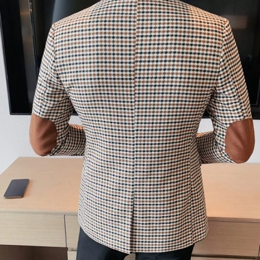 Áo vest nam caro H68 đệm 2 vai, vải dày, đứng phom sang chảnh - 350.000₫ 5