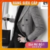Áo vest nam caro xám phong cách Hàn Quốc - Đẹp, giảm giá 450k