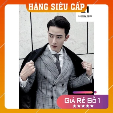 Áo vest nam caro xám phong cách Hàn Quốc - Đẹp, giảm giá 450k 6 Áo vest nam caro xám phong cách Hàn Quốc - Đẹp, giảm giá 450k 6
