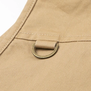 Áo vest nam cỡ lớn cổ chữ V, nhiều túi, cotton nguyên chất, thời trang 4 mùa - 625.104 VND 8