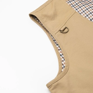 Áo vest nam cỡ lớn cổ chữ V, nhiều túi, cotton nguyên chất, thời trang 4 mùa - 625.104 VND 9