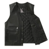 Áo Vest Nam Da Cừu Chính Hãng Phong Cách Harley, Nhiều Túi, Dành Cho Trung Niên Trẻ, Giá Ưu Đãi 483.641₫