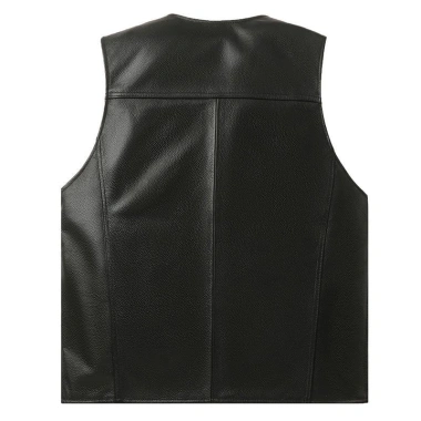 Áo Vest Nam Da Cừu Chính Hãng Phong Cách Harley, Nhiều Túi, Dành Cho Trung Niên Trẻ, Giá Ưu Đãi 483.641₫ 6