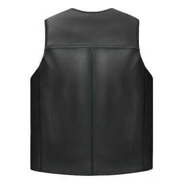 Áo Vest Nam Da Cừu Chính Hãng Phong Cách Harley, Nhiều Túi, Dành Cho Trung Niên Trẻ, Giá Ưu Đãi 483.641₫ 8