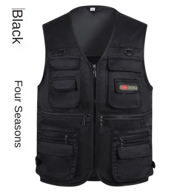 Áo vest nam đa túi mùa xuân‑thu, phong cách lịch lãm, giảm 22% – chỉ 183.600₫