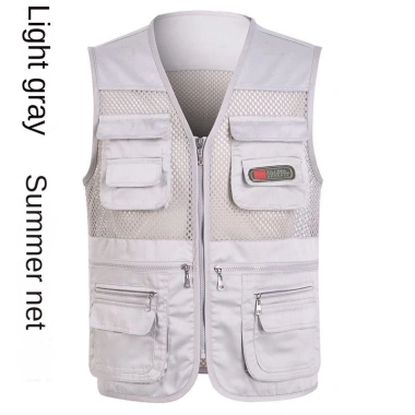 Áo vest nam đa túi mùa xuân‑thu, phong cách lịch lãm, giảm 22% – chỉ 183.600₫